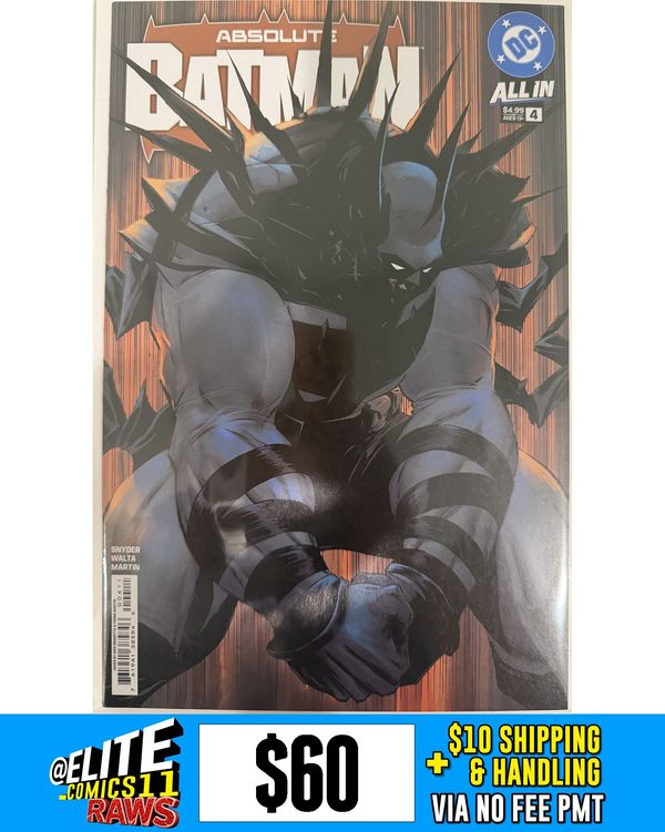 Cover of Absolute Batman #4