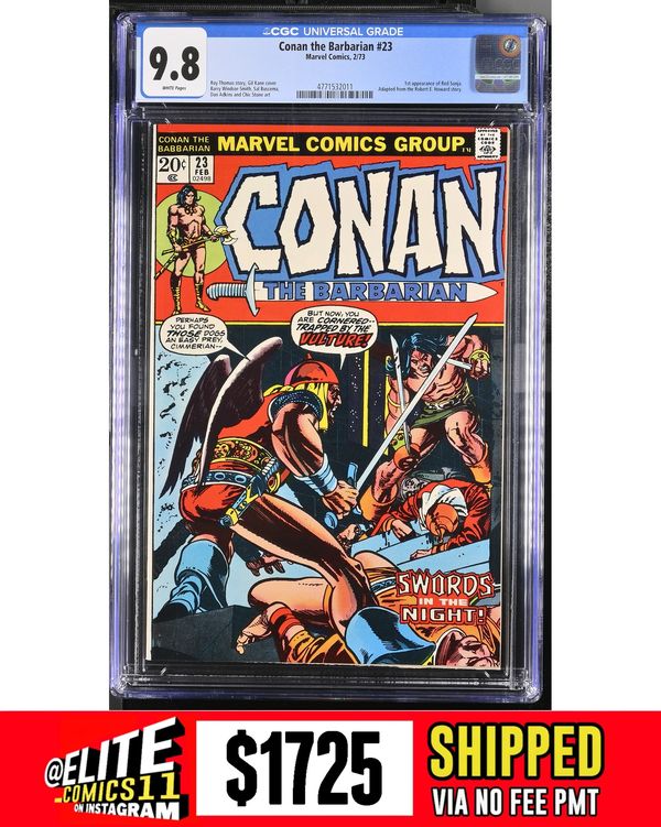 Cover of Conan the Barbarian #23