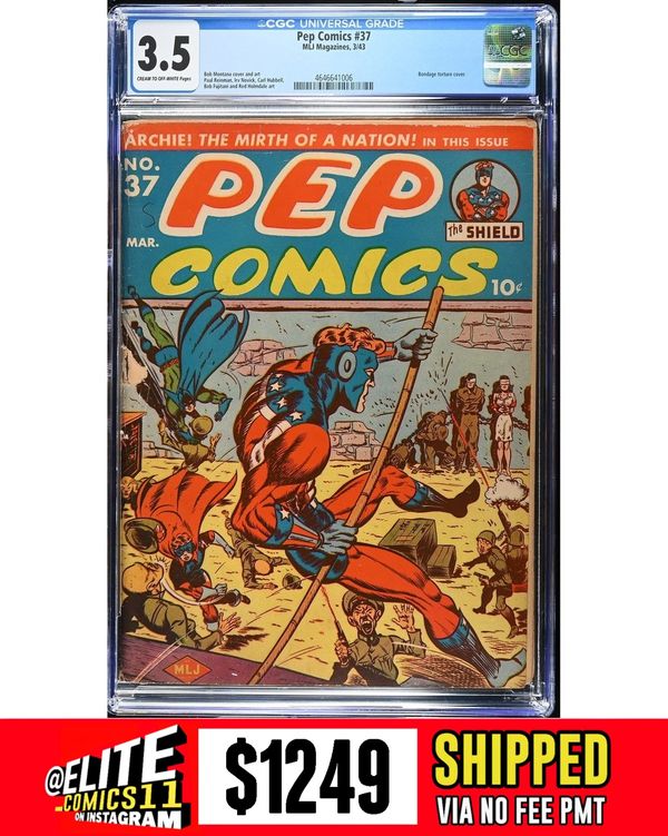 Cover of Pep Comics #37