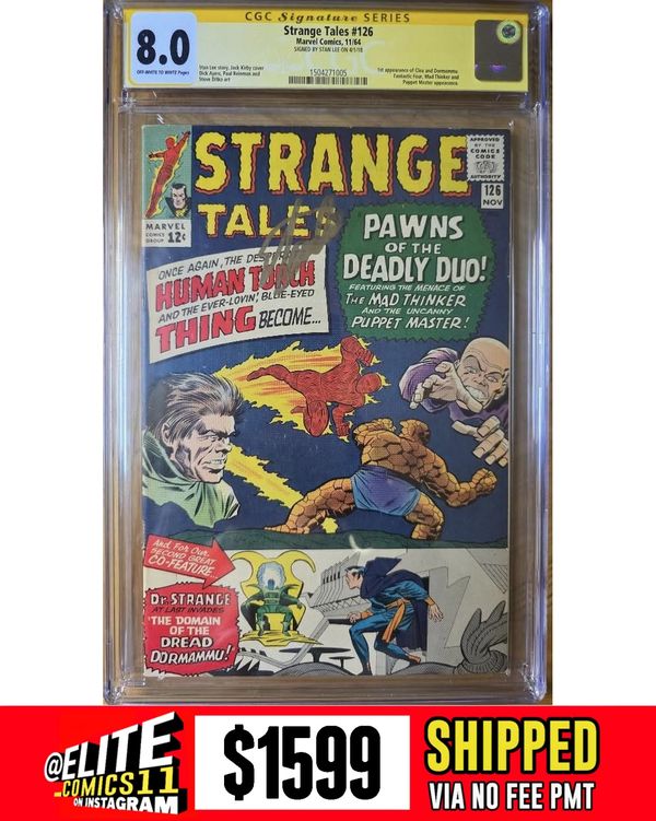 Cover of Strange Tales #126