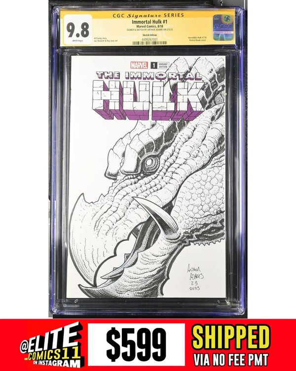 Cover of Immortal Hulk #1