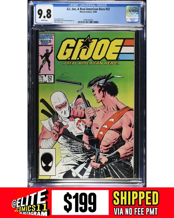 Cover of G.I. Joe, A Real American Hero #52