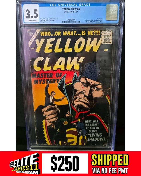 Cover of Yellow Claw #4