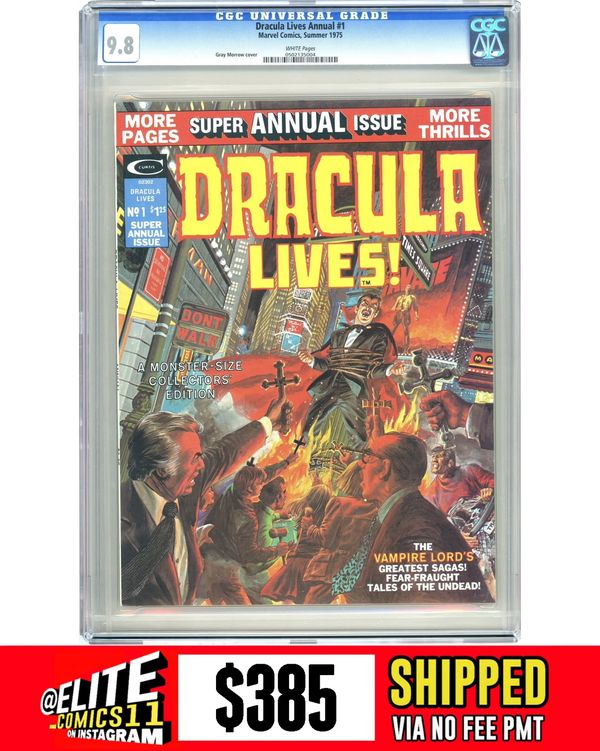 Cover of Dracula Lives Annual #1