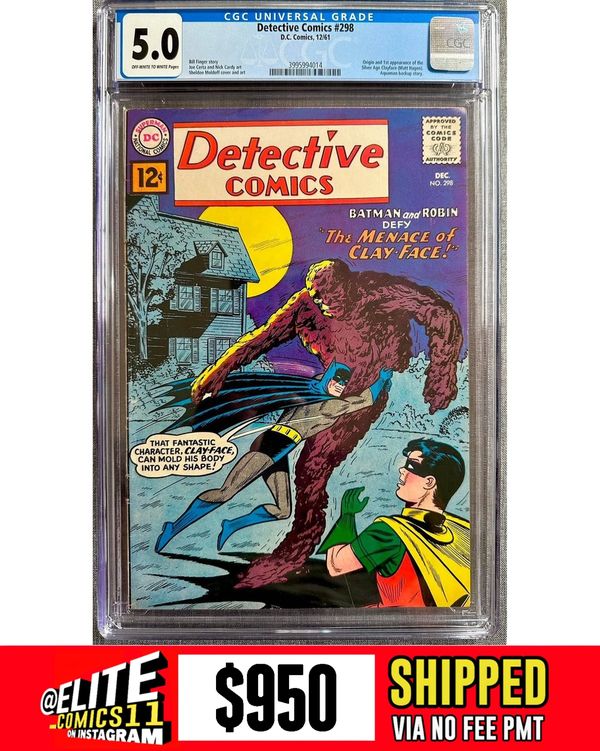 Cover of Detective Comics #298
