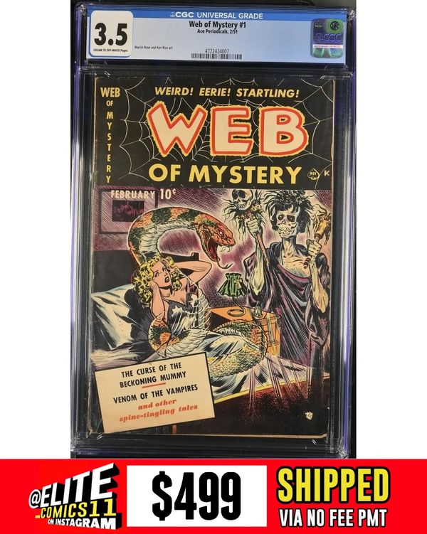 Cover of Web of Mystery #1