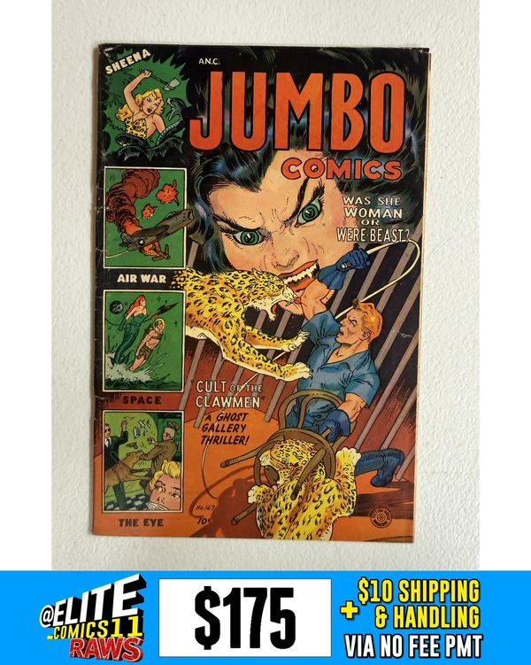 Cover of Jumbo Comics #167
