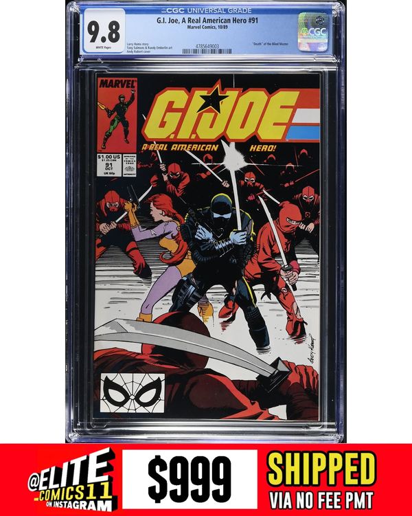 Cover of G.I. Joe, A Real American Hero #91