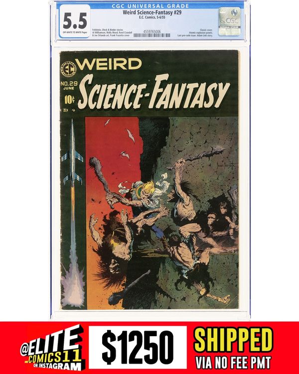 Cover of Weird Science-Fantasy #29