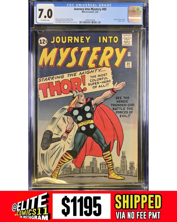 Cover of Journey into Mystery #89