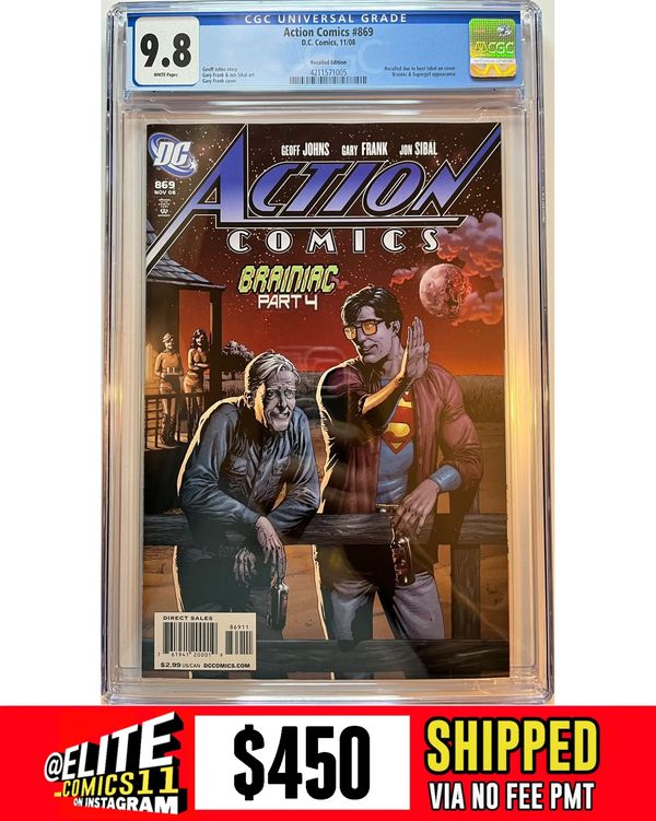 Cover of Action Comics #869