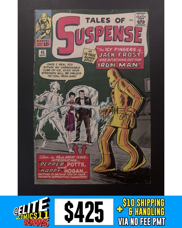 Cover of Tales of Suspense #45