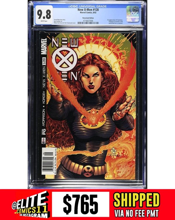 Cover of New X-Men #128