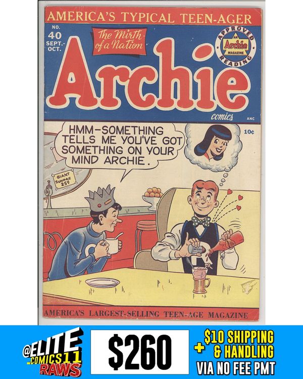 Cover of Archie Comics #40