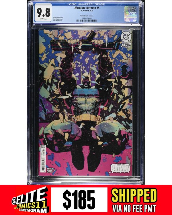 Cover of Absolute Batman #5