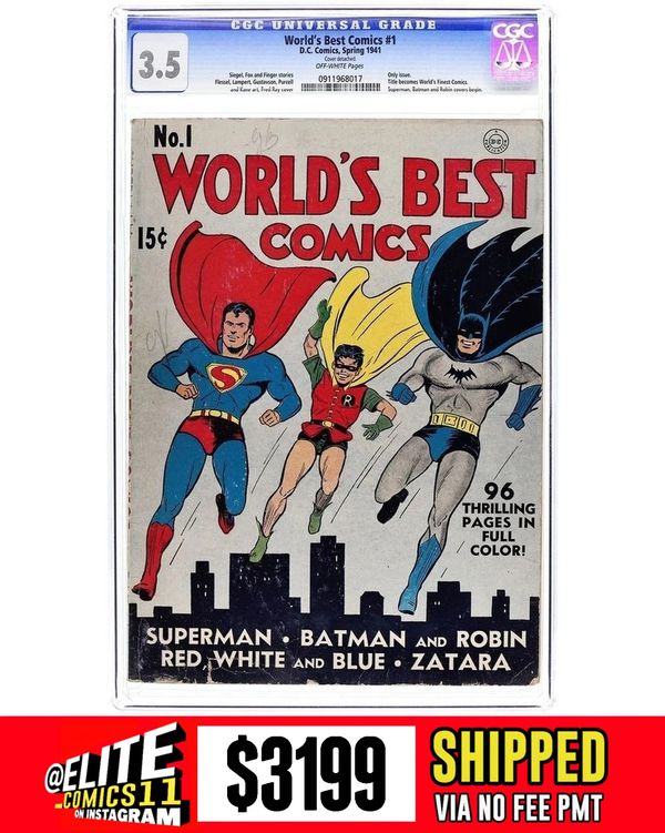 Cover of World's Best Comics #1
