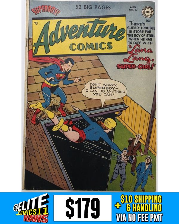 Cover of Adventure Comics #167