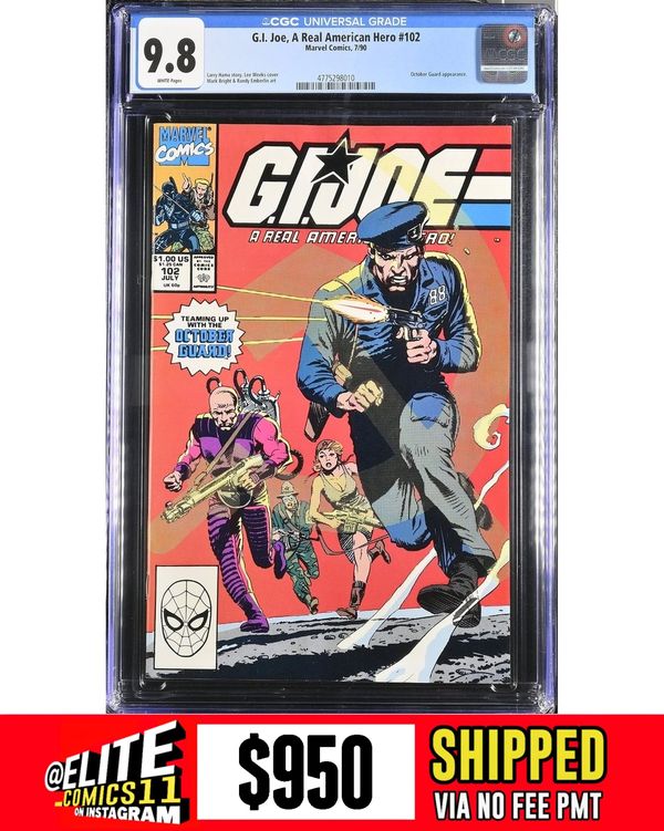 Cover of G.I. Joe, A Real American Hero #102
