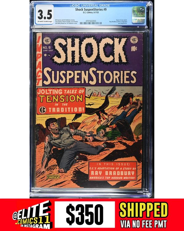 Cover of Shock SuspenStories #9