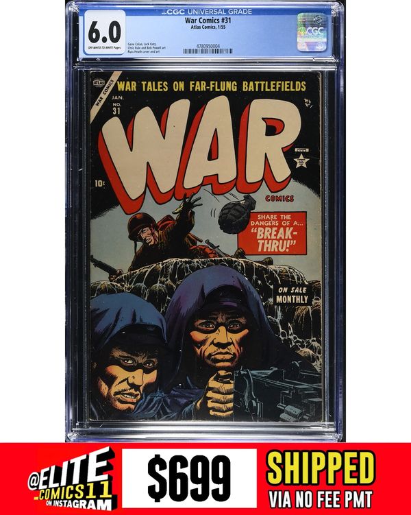 Cover of War Comics #31