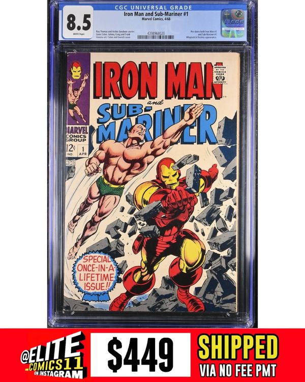 Cover of Iron Man & Sub-Mariner #1